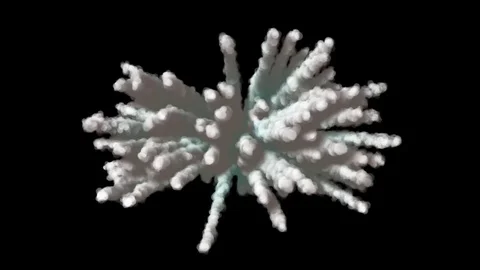 Smoke particle VJ loop Video stock 71164429