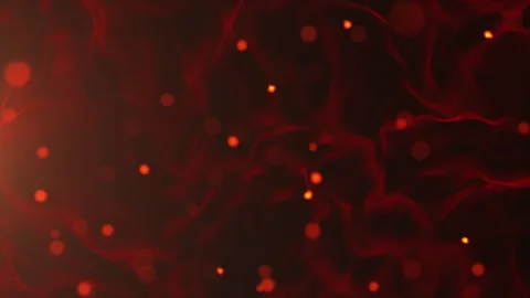 Smoke particles gently levitating in the air and changing the shape. Stock Footage 245850937
