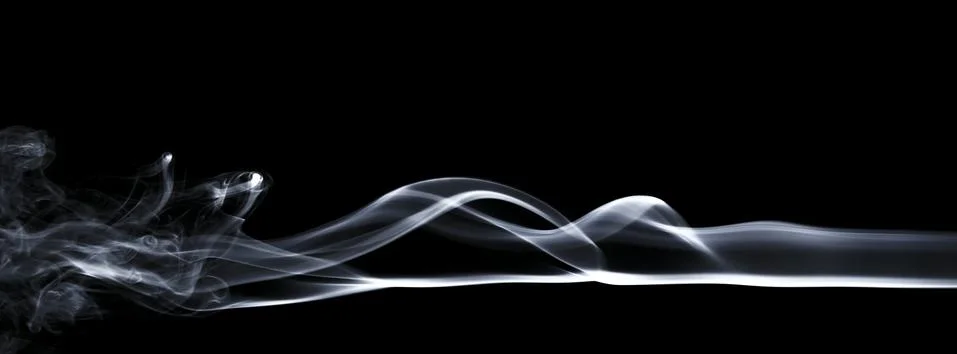 Smoke pattern, texture, background Stock Photos