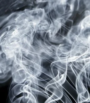 Smoke pattern, texture, background Stock Photos