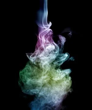 Smoke pattern, texture, background Stock Photos