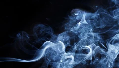 Smoke pattern, texture, background Stock Photos