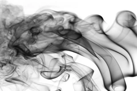 Smoke pattern, texture, background Stock Photos