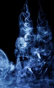 Smoke pattern, texture, background Stock Photos