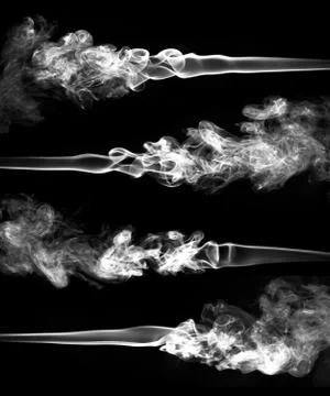 Smoke pattern, texture, background Stock Photos