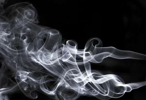 Smoke pattern, texture, background Stock Photos