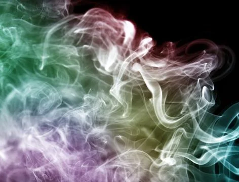 Smoke pattern, texture, background Stock Photos
