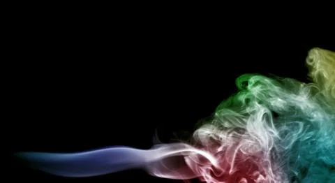 Smoke pattern, texture, background Stock Photos