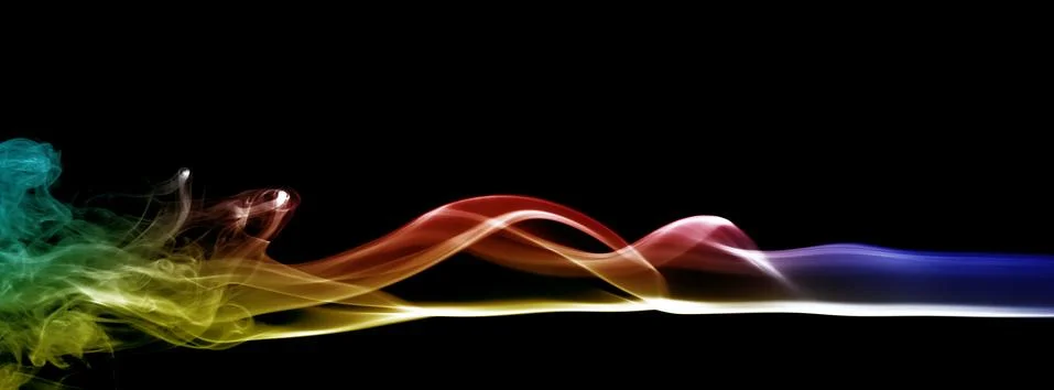 Smoke pattern, texture, background Stock Photos