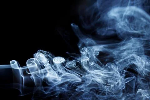 Smoke pattern, texture, background Stock Photos