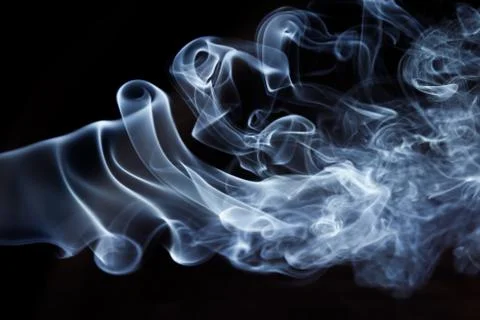 Smoke pattern, texture, background Stock Photos