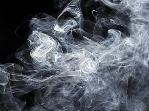Smoke pattern, texture, background Stock Photos