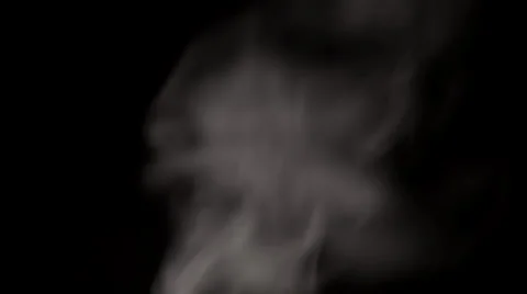 Smoke Patterns on black background Stock Footage 36437826