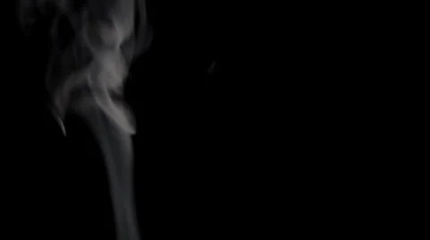 Smoke Patterns on black Vidéo 35472893