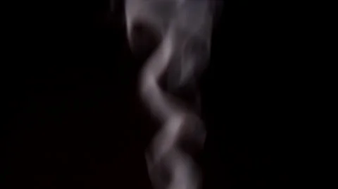 Smoke Patterns on black Stock Footage 36438346