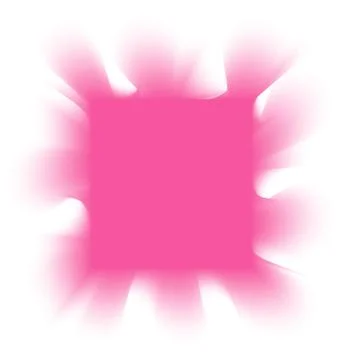Smoke pink square on a white background Stock Illustration