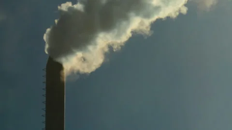 Smoke pipe d Stock Footage 34523866