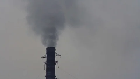 Smoke from a pipe factory 動画素材 71151811