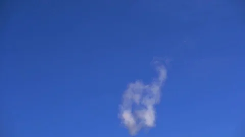 Smoke from a pipe factory Stock Footage 91986605