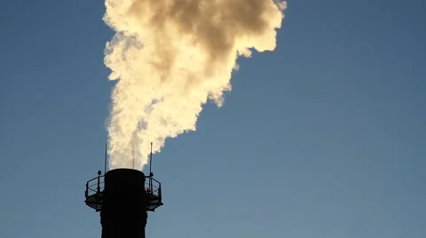 Smoke from a pipe. Stock Footage 48575700