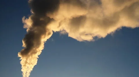 Smoke from a pipe. Stock Footage 48576836