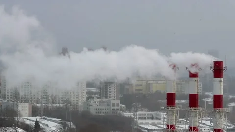 Smoke pipe Video stock 147500113