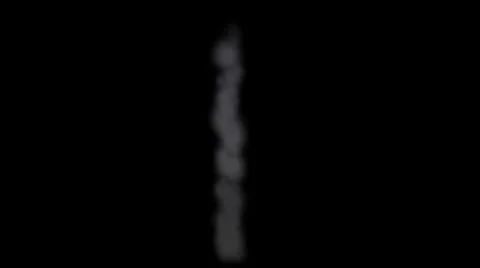 Smoke Plume 3 (Loop with transparency) Видео 8948939