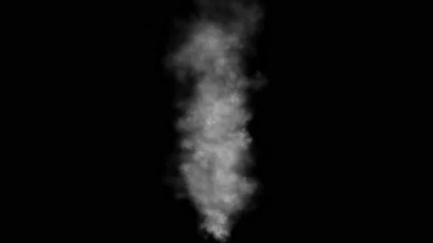 Smoke plume VFX fog on black overlay for... | Stock Video | Pond5