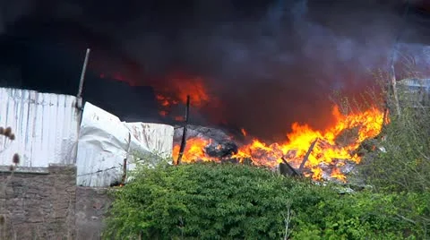 Smoke pollution Stock Footage 22636293