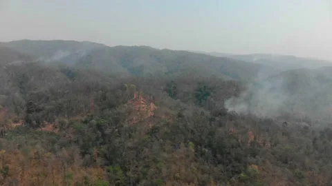 Smoke pollution problem Video stock 146832222