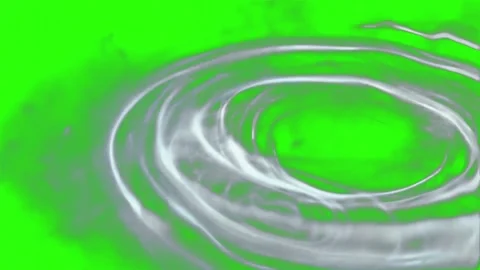 Smoke Portal Whirlpool Loop on Green Screen Chroma Key Stock Footage 336599285