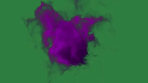 Smoke Professional On Chroma Key For Compositing Stock Footage 338016445