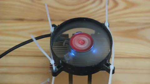 Smoke radiator fan Stock Footage 161069378