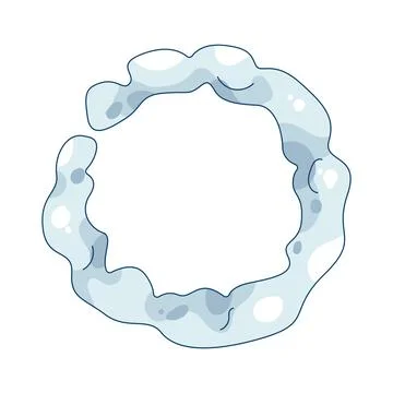 Smoke ring Stock Illustration