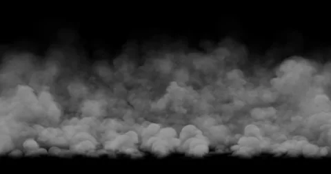 Smoke rises, perfect for dramatic VFX or mood setting in scenes. loop and alpha Video stock 269382599