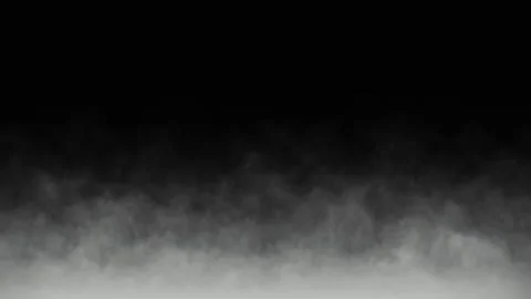 Smoke rises upward in a dark space creating a mystical atmosphere Stock Footage 342490938