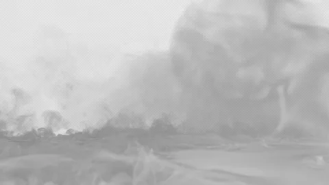 "Smoke Rising with Forward Camera Motion - 4K Video" Stock Footage 304049855