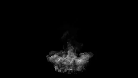 Smoke rising highdetailed loop Stock Footage 340519343