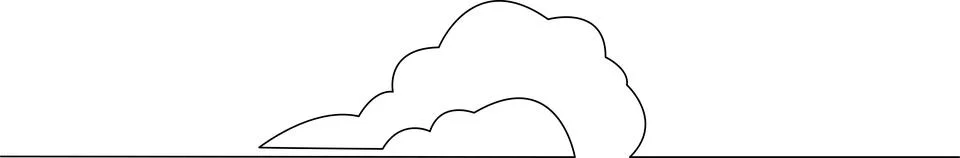 Smoke rising from surface Vector Illustrazione stock