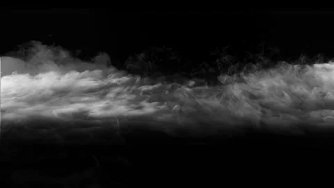 Smoke Rolling from the dark overlay effect Stock-Footage 322911361
