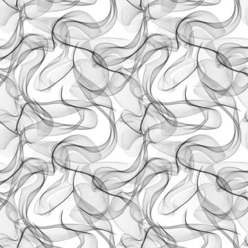 Smoke seamless vector pattern Stock Illustration