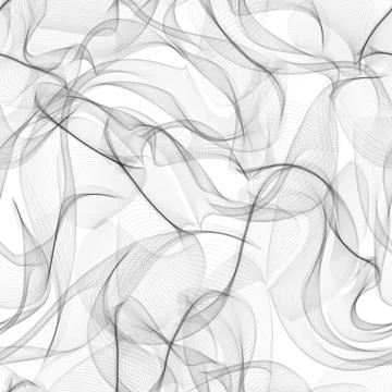 Smoke seamless vector pattern Stock Illustration