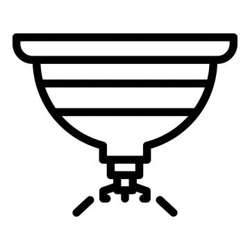 Smoke sensor icon outline vector. Alarm fire Stock Illustration