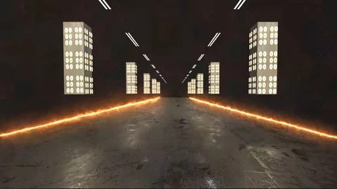 Smoke setting background Video stock 114315311