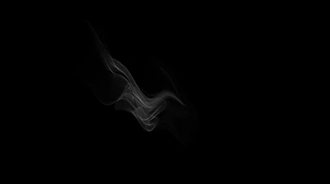 Smoke Shape Wave Stock Footage 32680958