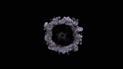 Smoke shockwave Video stock 67837006