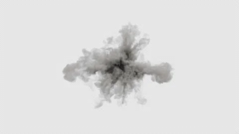 Smoke Simulation, With Alpha Channel Stock Footage 162056961
