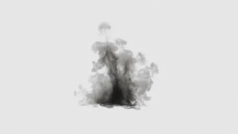 Smoke Simulation, With Alpha Channel Stock Footage 162057839
