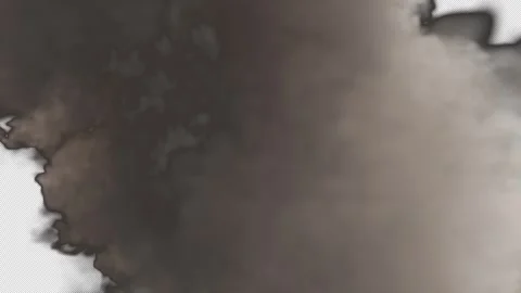 Smoke Simulation, With Alpha Channel Stock Footage 302759087