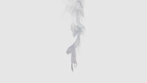 Smoke Simulation, With Alpha Channel Stock Footage 305310262